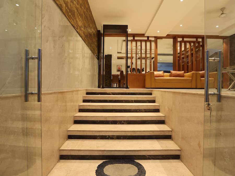 Entrée de l’hébergement