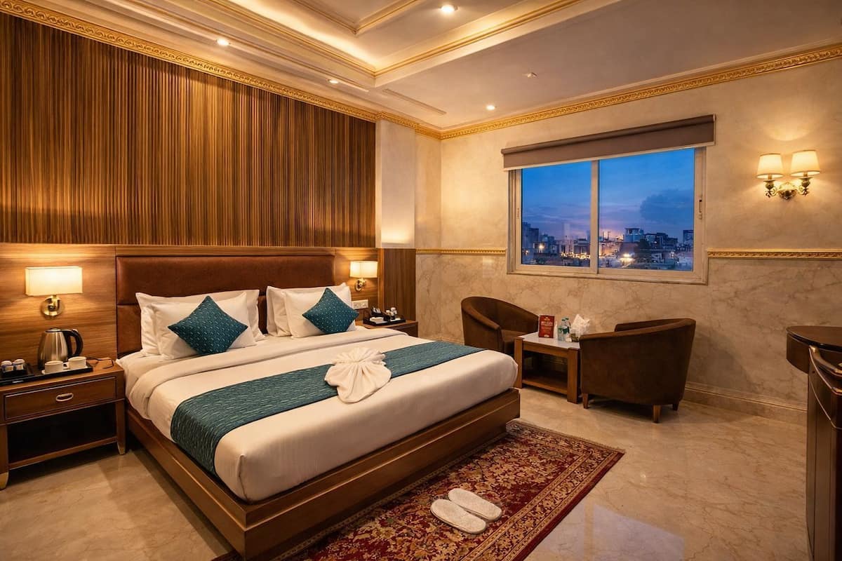 Habitación doble ejecutiva, vista a la ciudad | Sábanas de algodón egipcio, ropa de cama de alta calidad y edredón