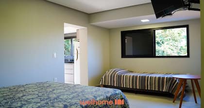 Studio em Delfinopolis com praia no condomínio