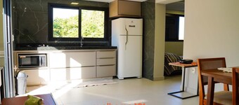 Studio em Delfinopolis com praia no condomínio