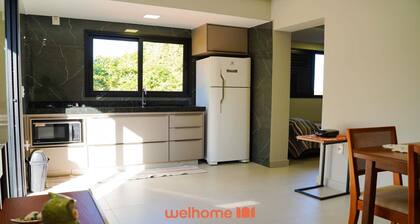 Studio em Delfinopolis com praia no condomínio