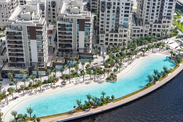 Exterior - StayShort - Dubai Creek Harbour sleeps 4 with access to Lagoon (Dubai Creek)