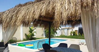 Pool villa not overlooked