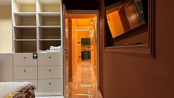 1 bedroom, iron/ironing board, travel crib, free WiFi