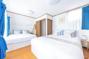 2 chambres, fer et planche à repasser, lit parapluie, Wi-Fi