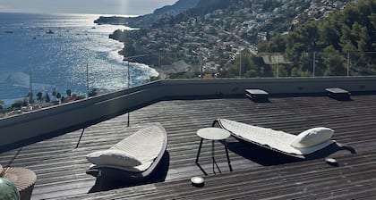 Top Location: Panoramic Villa with Pool Monaco Bay