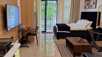 1 間睡房、書桌、熨斗/熨衫板、Wi-Fi (收費)