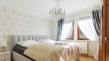 2 chambres, fer et planche Ă repasser, Wi-Fi, draps fournis