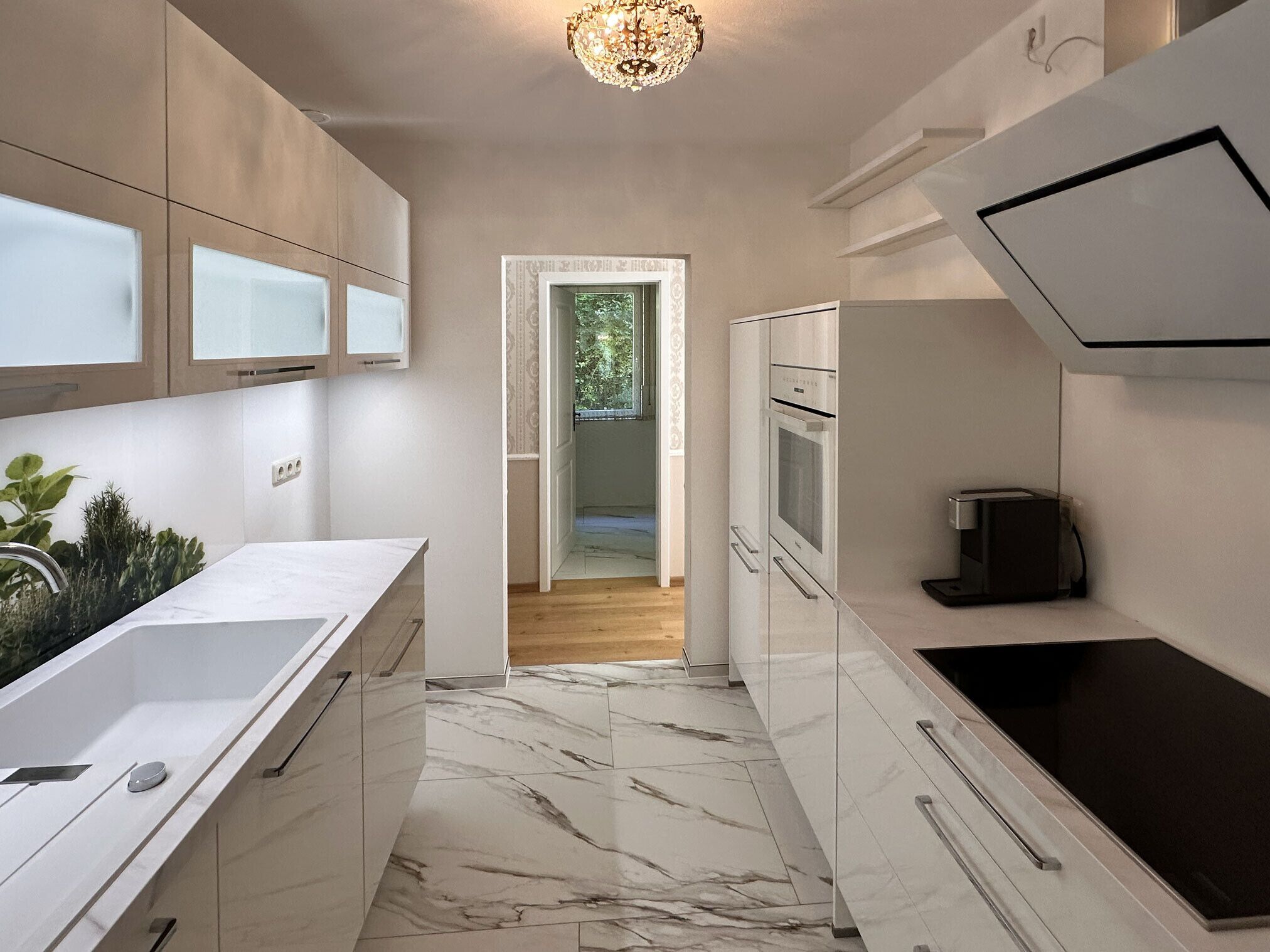 Refrigerador, horno, parrilla de estufa y lavavajillas 