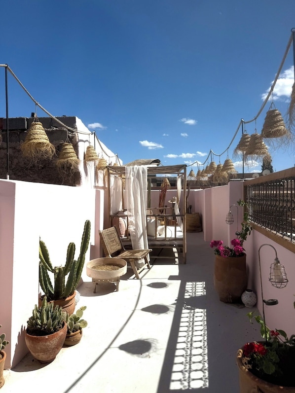 Terrasse sur le toit