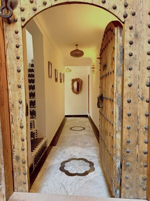 Interior entrance