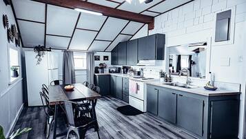 Microwave, oven, stovetop