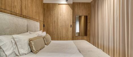 1 slaapkamer, een bureau, een strijkplank/strijkijzer, gratis wifi