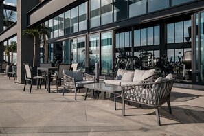 Outdoor dining - Departamento con Tina al Centro y Vista Panorámica (Mexico City)