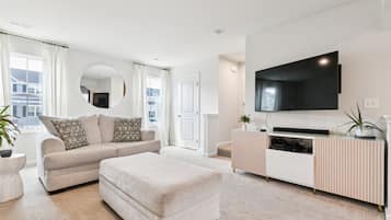 Townhome, 4 Bedrooms | Living area | Smart TV, streaming services