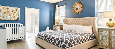 9 bedrooms, iron/ironing board, Internet, bed sheets