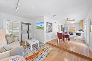 TV, fireplace, offices