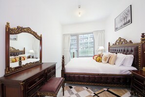 Apartment, City View | Laptop workspace, iron/ironing board, free WiFi