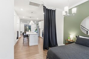 4 bedrooms, iron/ironing board, travel crib, WiFi