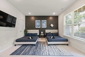 4 soverom, strykejern/-brett, reiseseng for barn og wi-fi