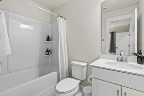 Een douche, een haardroger