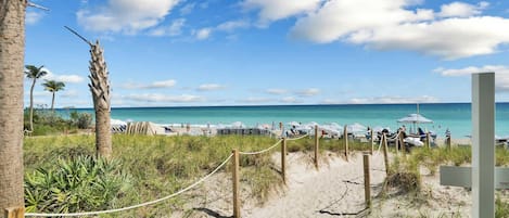 Tæt på stranden