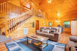 TV, fireplace - Relaxing 2BD w/ Hot Tub! POOL Access + Near TOWN! (Sevierville)