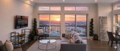 Presidential Penthouse, City View | Balcony view