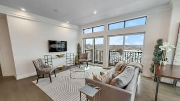 Presidential-Penthouse, Stadtblick | Wohnbereich