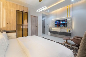 2 室のベッドルーム、アイロン / アイロン台、WiFi、ベッドシーツ