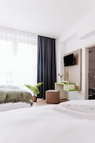 Ropa de cama de alta calidad y escritorio