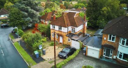 Modern 4BR, 2BA Family Home – Sleeps 9, Garden, Parking, Near Station