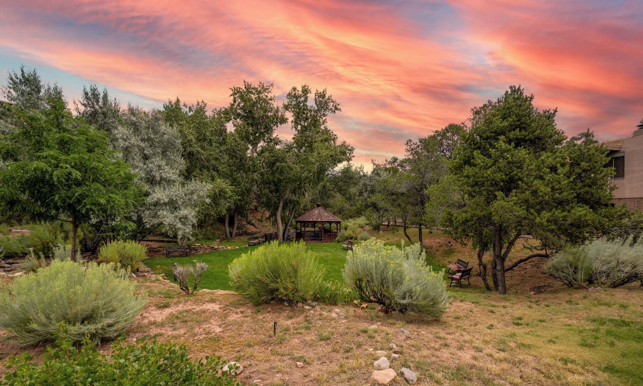 Overnattingsstedets uteområder