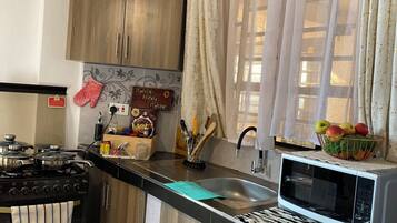 Microwave, oven, stovetop