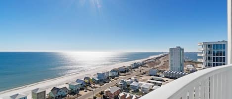 On the beach, snorkelling