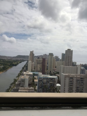 Vue depuis l’hébergement