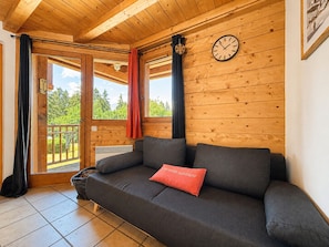 TV - Cozy apartment with mountain balcony for 6/7 people (Crest-Voland)