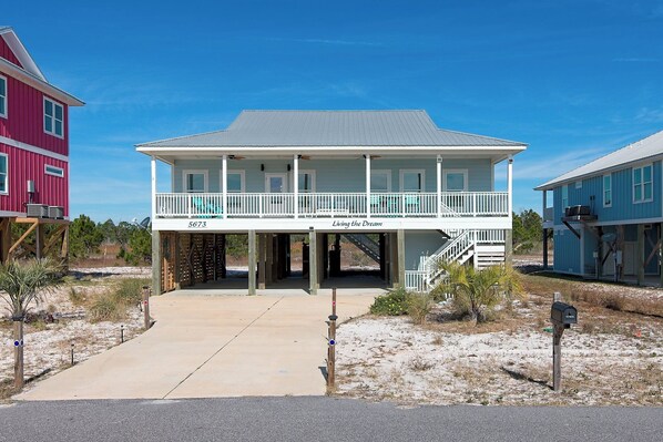 Front of property - Living The Dream (Gulf Shores)