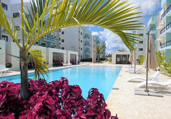 Alberca al aire libre 