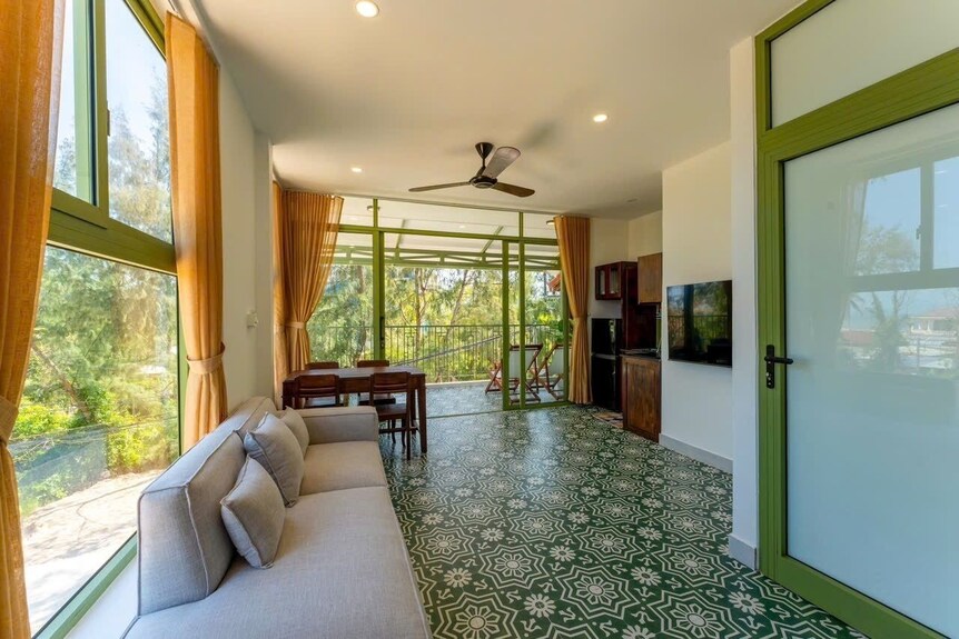 Cool 2-bedroom Apartment With Ac In Charming Hội An Pine Beach Apartment - Hội An