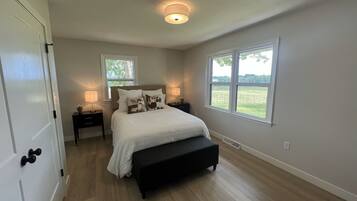 4 dormitorios, tabla de planchar con plancha, wifi gratis y ropa de cama