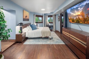 6 habitaciones, tabla de planchar con plancha, wifi y ropa de cama