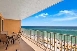 Condo, Multiple Beds (Treasure Island 605) | Outdoor dining - Treasure Island 605 (Panama City Beach)