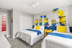 4 bedrooms, travel cot, WiFi, bed sheets