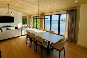 Dining - 3BR Lakefront Stay | Kayaks, Views & Cozy Spaces (North Kawartha)