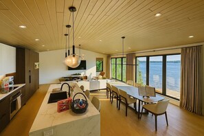 Dining - 3BR Lakefront Stay | Kayaks, Views & Cozy Spaces (North Kawartha)