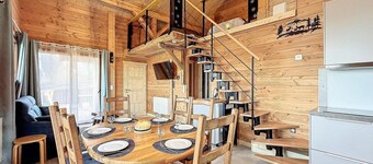 Chalet, 100m from ski slopes, Ground floor, terrace, tv, ski locker, 75m², Le Corbier