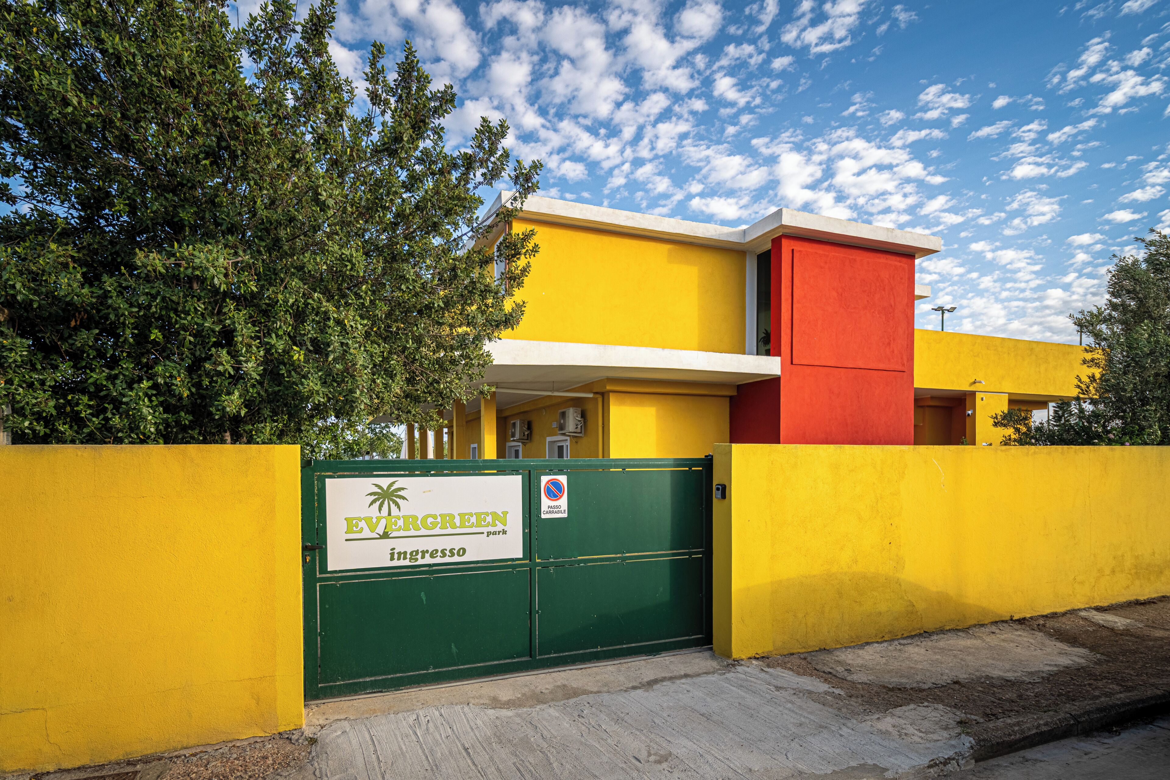 Fassade der Unterkunft