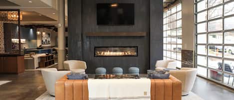 Sala de estar en el lobby