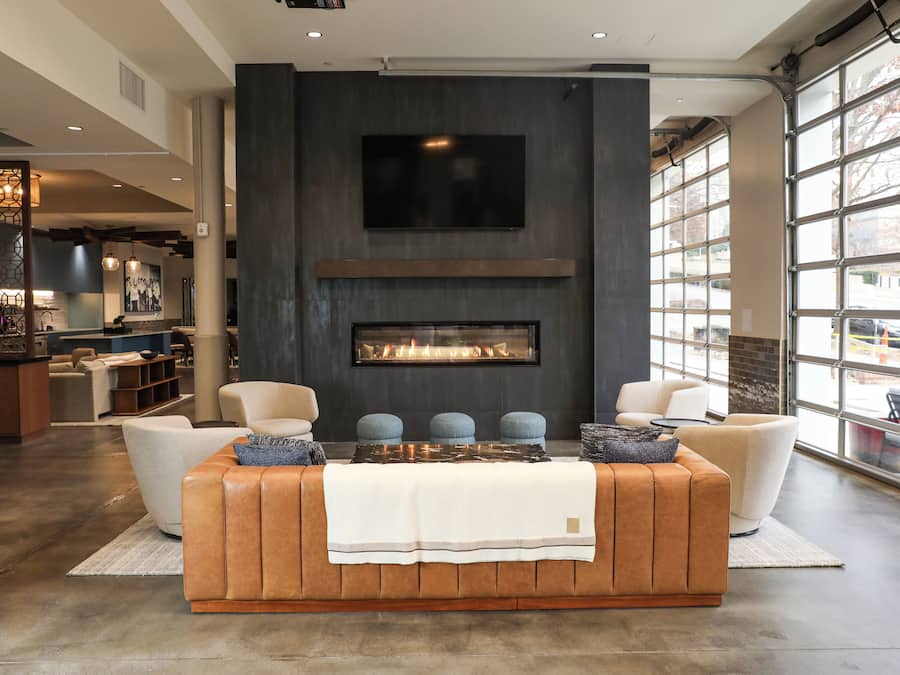 Sitteområde i lobbyen